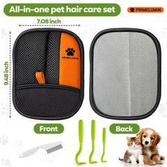 Pet Hair Remover Glove for Dogs & Cats 2026 Upgraded Design Reusable Electros…