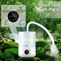 Smart Reptile Fogger Humidifiers with Humidity Control, Reptile Terrarium Hum…
