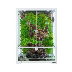 OIIBO 30 Gallon Reptile Tank 18″ x 18″ x 24″ Reptile Terrarium, Full View Gla…