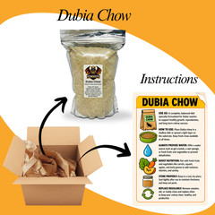 TC INSECTS Dubia Chow Premium Food for Dubia Roaches