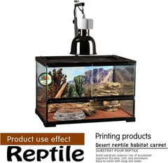 2PCS Reptile Carpet 20 Gallon, Pet Terrarium Liner, Reptiles Cage Mat/Substra…