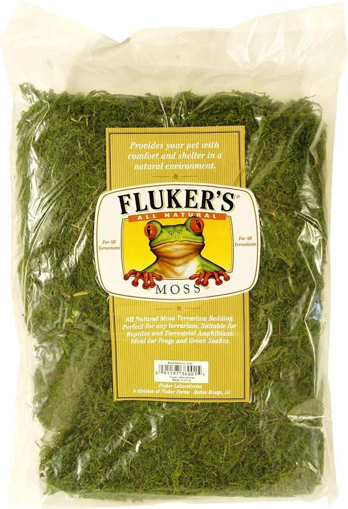 Fluker’s All Natural Moss Bedding Substrate Green 1ea/4 qt, SM