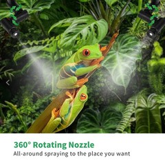 Reptile fogger Smart Spray System, S, Black reptile