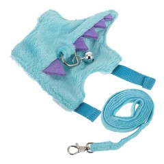 Pet Chest And Back Small Dinosaur Vest For Leash Animal Traction Rope