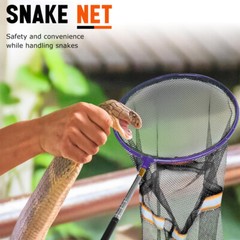 Telescopic Snake Catcher Net with Closure Reptile Grabber Handling Tools Picker