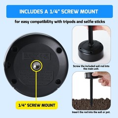 DLI Light Meter 2 in 1 PAR DLI Meter, 400700nm Sunlight Meter Measure PPFD an…