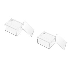 Set of 2 Lizard Terrarium Reptile Tarantula Enclosure Scorpion Habitat