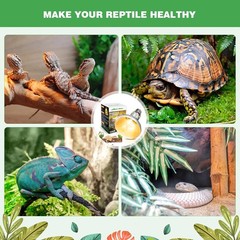 1 Pack 100W Reptile Heat Lamp Bulbs, Full Spectrum UVA/UVB Reptile Light Bulb an