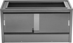 New Age Pet ECOFLEX 36″ Medium Mojave Reptile Habitat Enclosure Lounge in Grey
