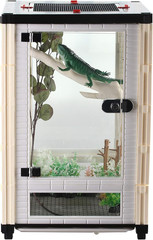 15.7X15.7X23.6 Inches Reptile Tank, Amphibian Habitat, Pet Box, Bird Cage, Easy
