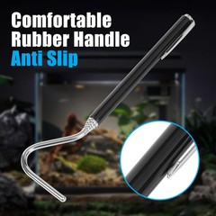Reptile Snake Hook 26 In Extendable Stainless Steel Non Slip Handle 7 to 26 In