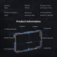 Nitze Cage for OSEE G7/T7 with Sunhood and Four Sides Built-in NATO Rails -TP…