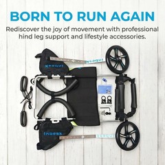 Dog Wheelchair for Back Legs, Lightweight Aluminum Adjustable Wheelchair for …