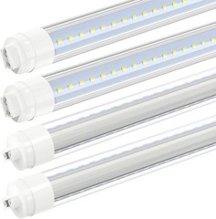 JESLED 360 Degree T8 T10 T12 8ft 52w R17D/HO Base, led Outdoor Tubes for Doub…
