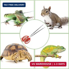 Snake Feeding Tongs,15 Inch Reptile Feeding Tongs,Extra Long Large Tweezers for