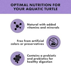 Zilla Pet Aquatic Turtle Sticks, Natural with Added Vitamins and Minerals, Nutri