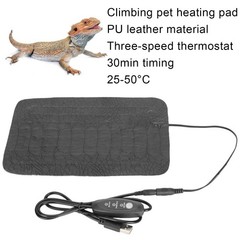 USB Reptile AntiScratch Heating Pad Waterproof Heat Mat For Reptiles Tortoise