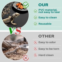Reptile Carpet Bedding Reptile Terrarium Substrate Liner for Leopard Gecko