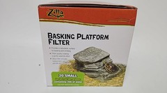 Zilla Basking Platform Filter, 20 Small (up to 75G terrariums).Ideal for Turtle