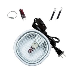 G9 Reptile Heat Lamp, Terrarium Heating Lamp Fixture with 50W UVA Low Profile…