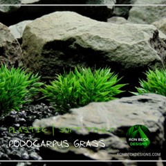Artificial Podocarpus Grass Plot – Artificial Aquarium Plant or Reptile Plant