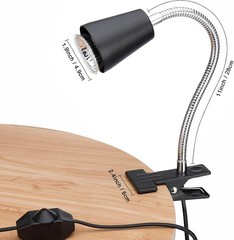 Reptile Heat Lamp with Adjustable Temperature & 360° Rotatable UVB/UVA Bulb -…