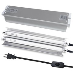 T5 Reptile Light Fixture Combo Kit 16 Watts, 12 Inches UVB Light 2×8 Watt, T5…