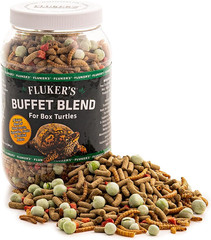 Fluker’s Buffet Blend Box Turtle Diet Insects Veggies Fruit 6.5 Oz
