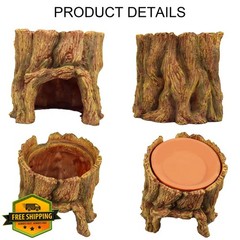 NANEEZOO Reptile Hide Cave