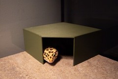 Corner Hide for Leopard Geckos and Other Reptiles (Multiple Colors Available)