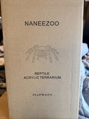 Naneezoo Acrylic Terrarium 6”x6”x12”