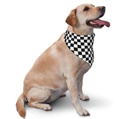 Pit Crew Dog Bandana Checkered Flags Race Car Flag Dog Bandana Collars Triang…