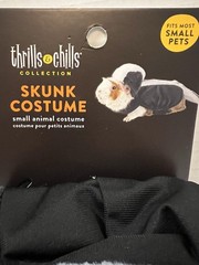 Chills And Thrills Small Pet Guinea Pig Tea Cup Halloween Costumes Skunk