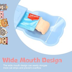 3pcs Cat Strip Feeders, Cat Lickable Puree Treat Food Dispenser, Kitten Strip…