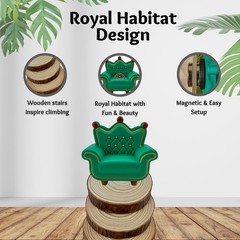 Jumping Spider Enclosure Accessories Kit, Habitat Decor — Spider Throne, W