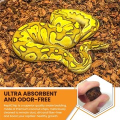 ReptiChip Coconut Substrate 72 Quart for Reptiles