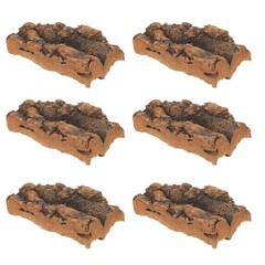 6pcs Natural Cork Bark Reptile Substrate Terrarium Background – Wood Lizard