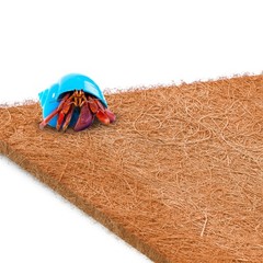 SunGrow Coco Fiber Hermit Crab & Reptile Carpet, Gecko Terrarium Natural
