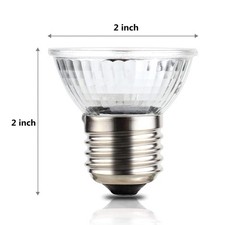 6-Packs 25W Bulbs Reptile Heat Lamp Heater Light Halogen Basking Bulbs Full S…