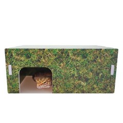 Natural Moss Pattern Leopard Gecko Hide 7×4.7×2.9 Inch Tank Accessories
