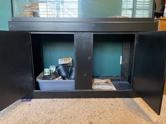 Zoo Med Thrive 75 Gallon Reptile Tank with Stand, Lamps, Accessories