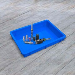 Reptile Breeding Box Transport Container Blue Storage Box Multifunctional Easy