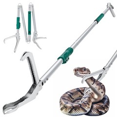 69“ Snake Grabber Tool, Professional Heavty Duty Snake Tongs Long Reach Grabb…