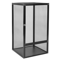 Freestanding Reptile Pet Feeding Net Box Aluminum Alloy Feeding Net Box 80cm