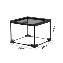 Stackable Amphibian Enclosure Anti-Escape Design Lizard Habitat Excellent