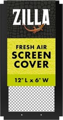 12×6 Inches Zilla Fresh Air Screen Cover: Optimal Airflow for Reptile Terrariums