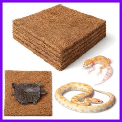 6-Pack Natural Coconut Fiber , 12×12 Inch Eco-Friendly Terrarium Liner & Bedd…