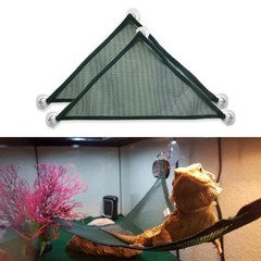 Bearded Dragon Hammock Suction Cup Hanging Lounger for Lizard Geckos Climbing