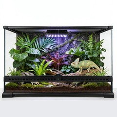 Adjustable UVB Reptile Light, UVB 1.0-10.0 Dimmable LED, Inside-Tank Suction …