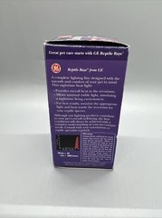 GE Reptile Rays Nighttime Heat Light Warmth 60 Watts Nib